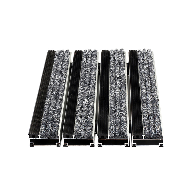 AU-AT German design entrance mat mixed by rubber strip sand carpet strips