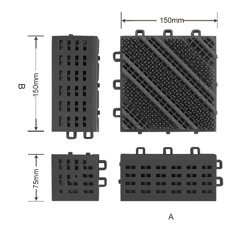 EVA- No brush type -  wholesale plastic doormat without brush