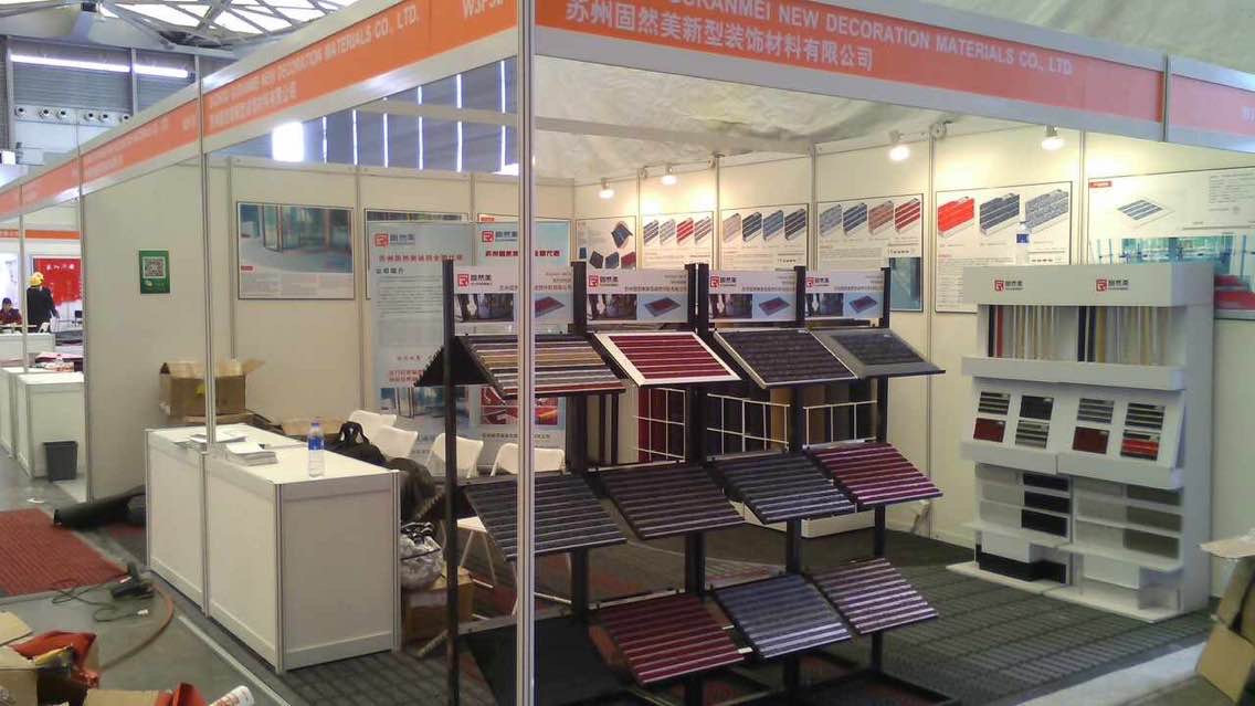 2015.3.26 we exhibited in Domotex Shanghai