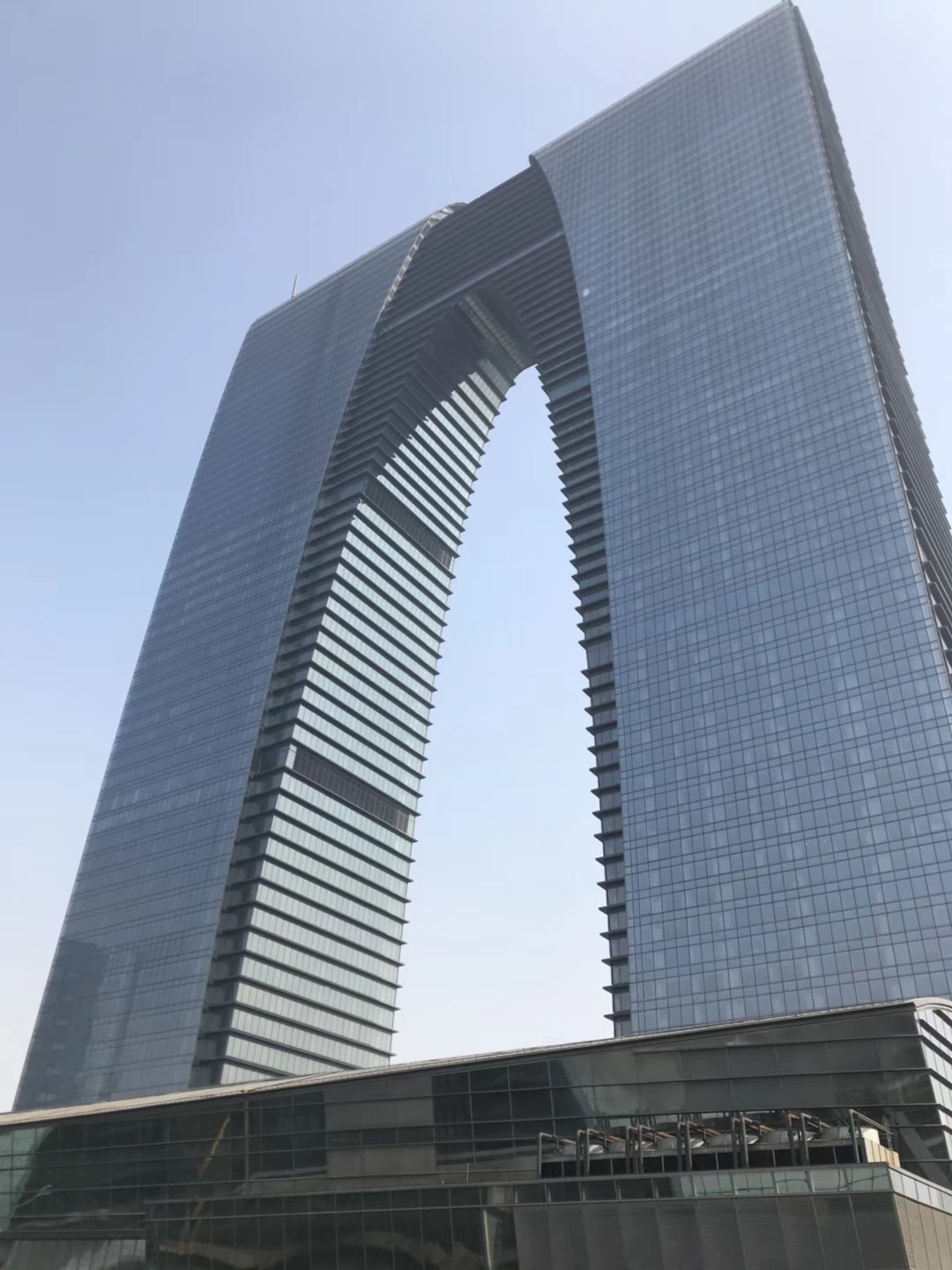 2017.11.3  We are assembling the aluminum entrance mat for project Suzhou Central Plaza